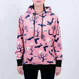Sudadera con capucha de Halloween con forma de humano - Rosa
