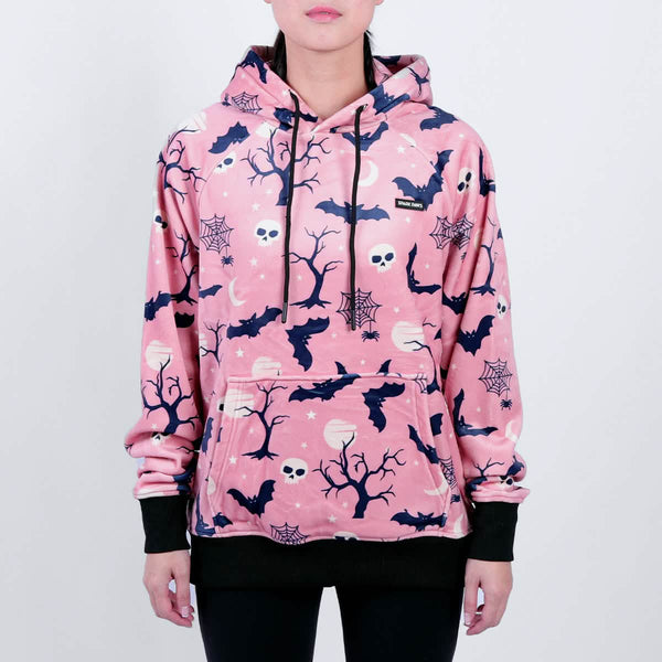 Sudadera con capucha de Halloween con forma de humano - Rosa