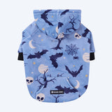 Sudadera con capucha para perro de Halloween - Azul