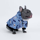 Sudadera con capucha para perro de Halloween - Azul