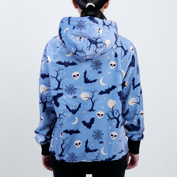Sudadera con capucha de Halloween con forma de humano - Azul