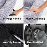 Cama de Lujo con Funda Protectora para Sofá - Gris