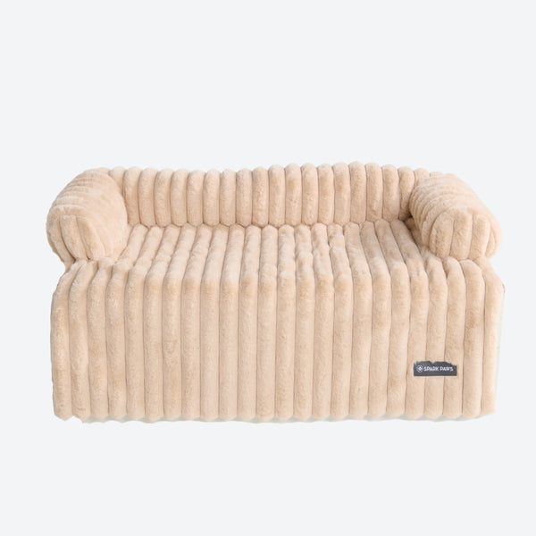 Cama de Lujo con Funda Protectora para Sofá - Beige