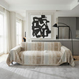 Mosaic Beige Couch Cover