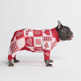 Pijama de Navidad para perro - Patchwork Festivo