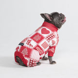 Pijama de Navidad para perro - Patchwork Festivo