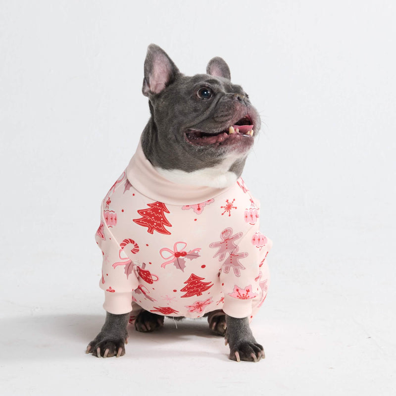 Pijama de Navidad para perro - Bastón de Caramelo