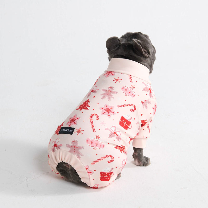 Pijama de Navidad para perro - Bastón de Caramelo