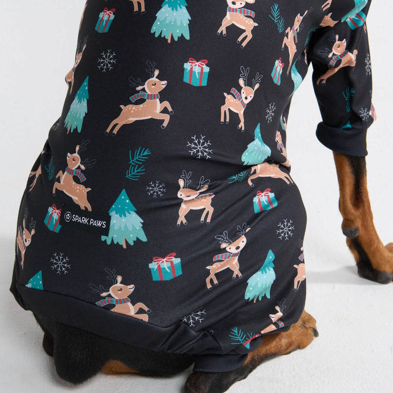 Pijama de Navidad para perro - Renos