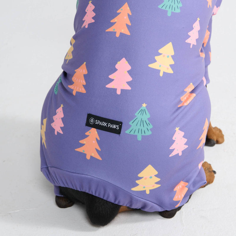 Pijama de Navidad para perro - Árboles de Bastón de Caramelo