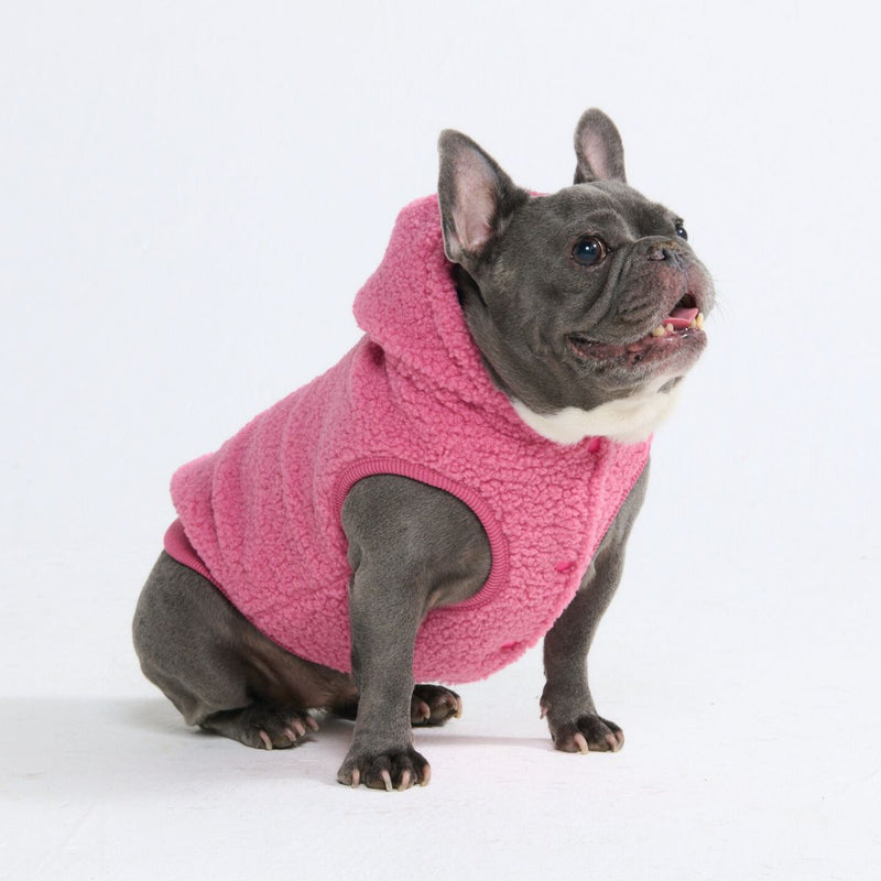 Suéter Sherpa - Rosa oscuro