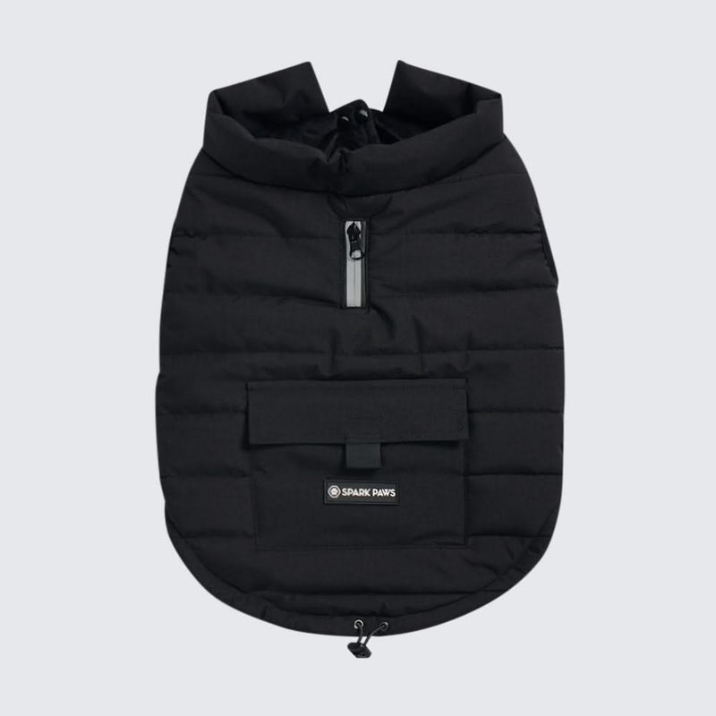 Chaqueta impermeable WarmShield™ - Negro