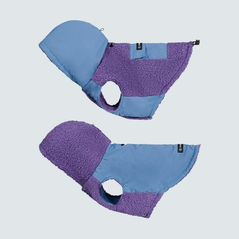 Chaqueta reversible - Morado y azul