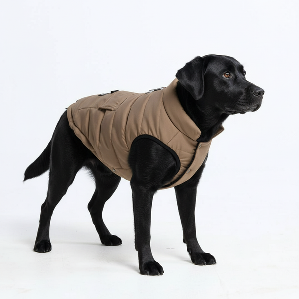 Chaqueta resistente al agua WarmShield - Tostado