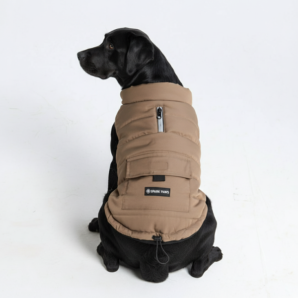 Chaqueta resistente al agua WarmShield - Tostado