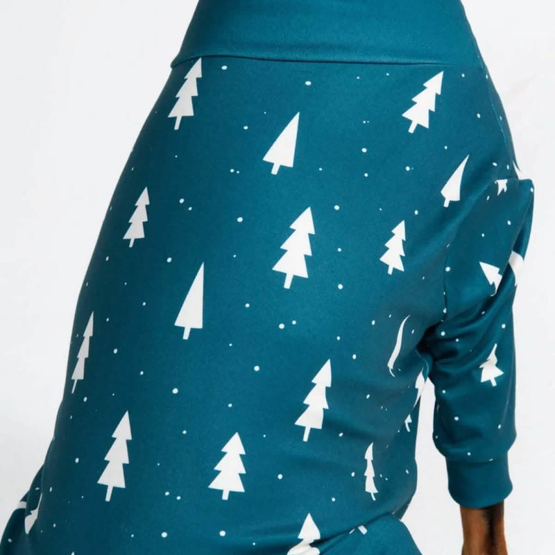 Pijama de Navidad para perro - Pinos Helados