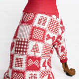 Pijama de Navidad para perro - Patchwork Festivo