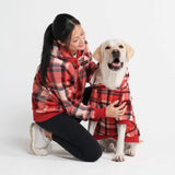 Sudadera a Cuadros para Perros - Cuadros rojos