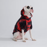 Sudadera de Terciopelo para Perros - Rojo y Negro