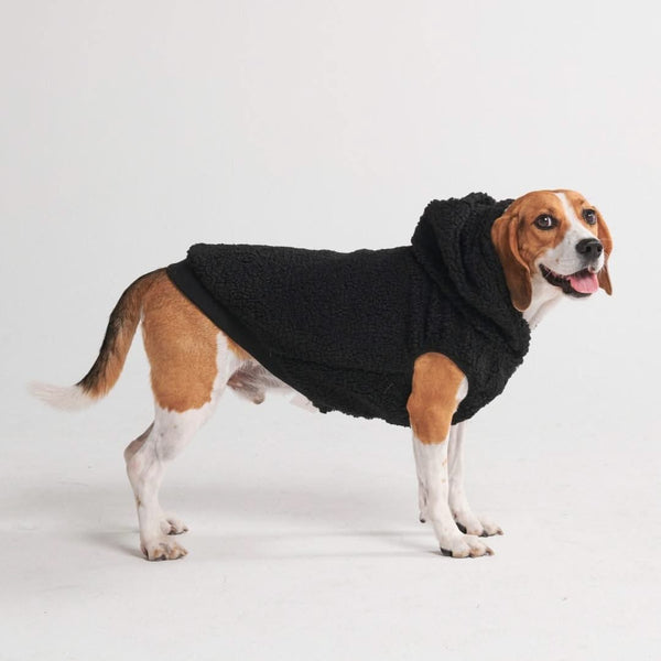 Chaqueta para perros Teddy Sherpa - Negro