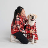 Sudadera a Cuadros para Perros - Cuadros rojos