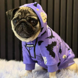 Sudadera con capucha para perro de Halloween - Morado