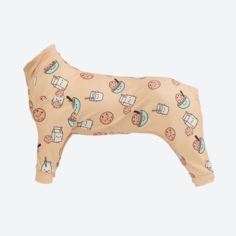 Pijama para Perros - Galletas y Leche