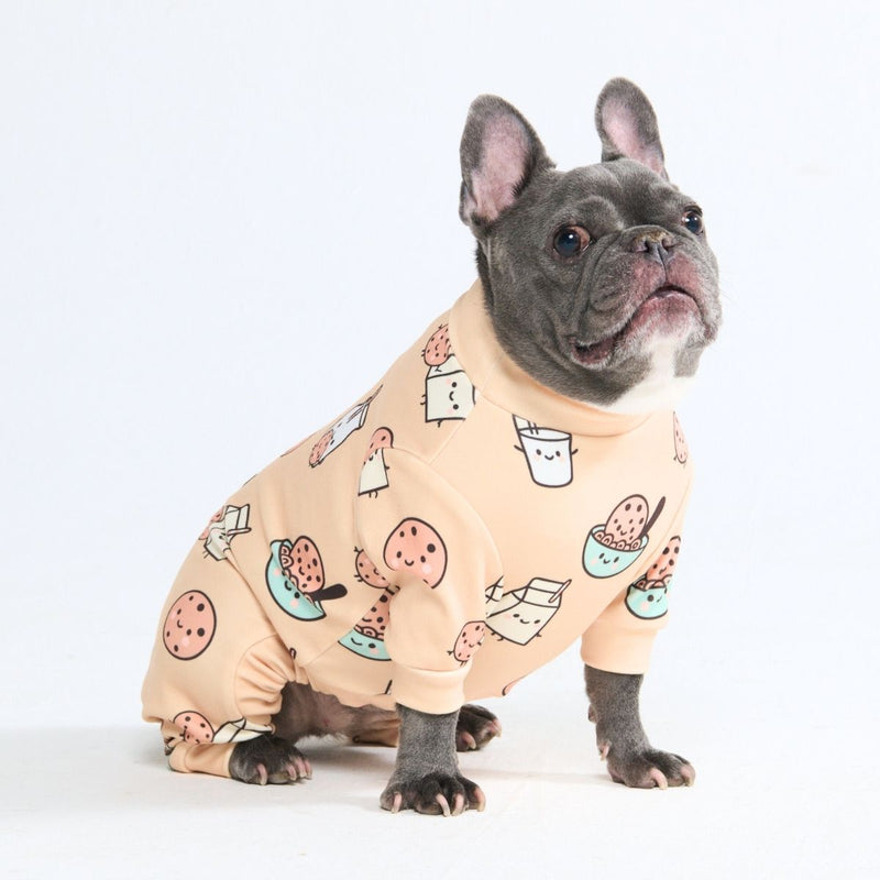 Pijama para Perros - Galletas y Leche
