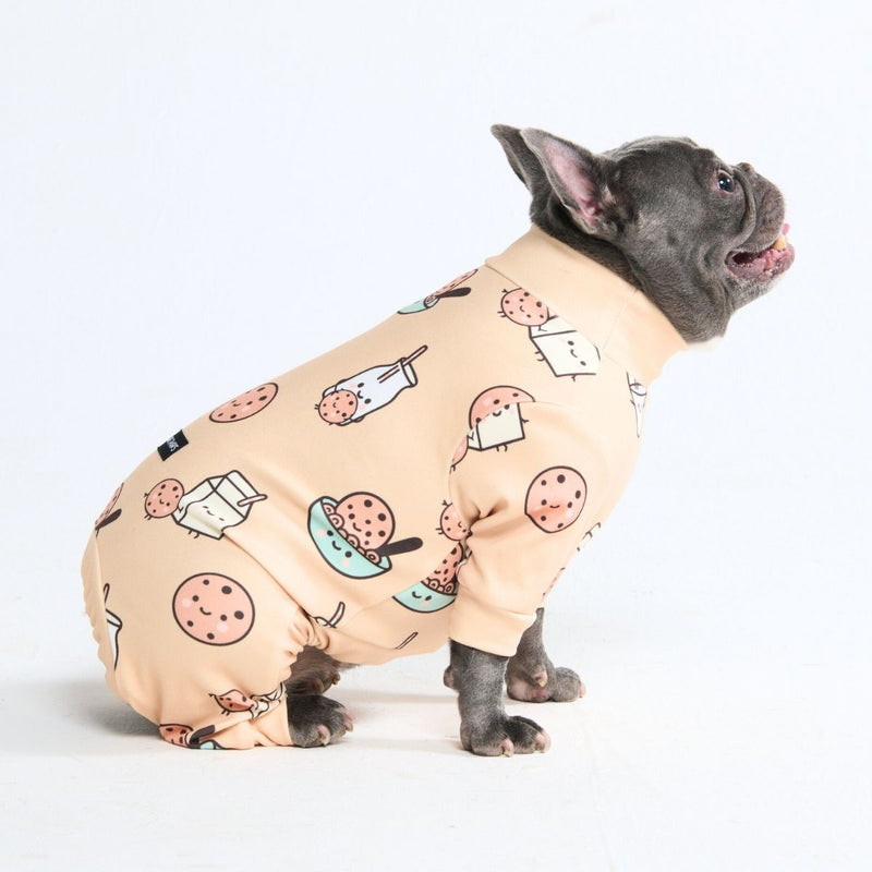 Pijama para Perros - Galletas y Leche