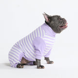 Pijama para Perros - Rayas Moradas
