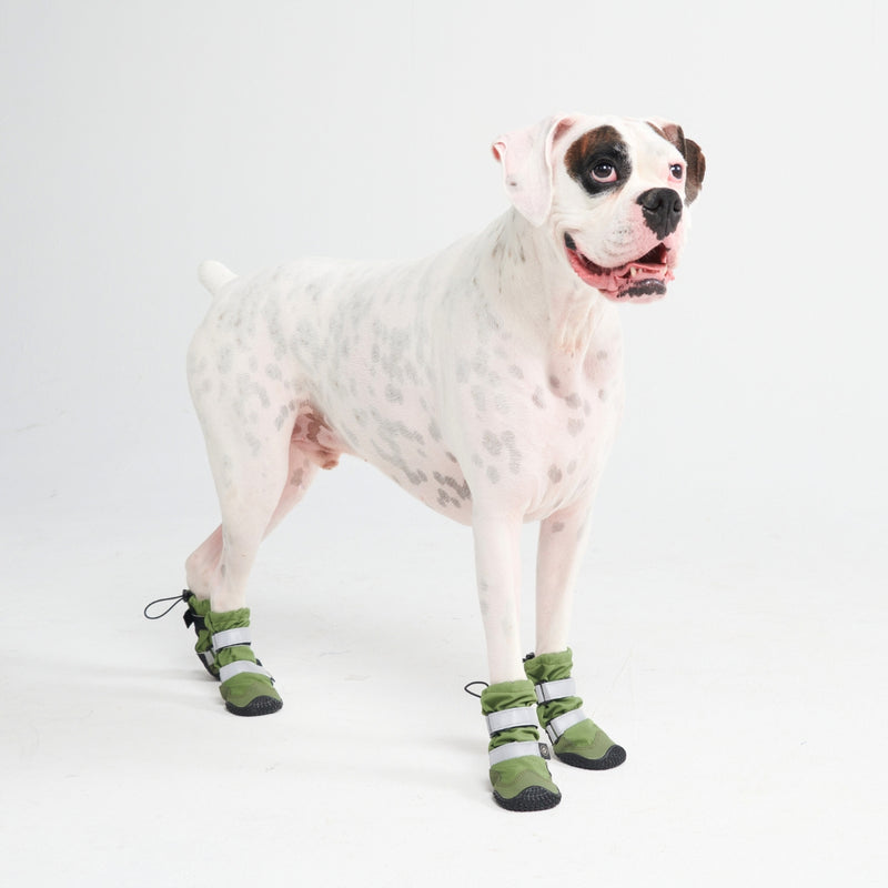 Botas para perros resistentes al agua con estructura flexible - Verde