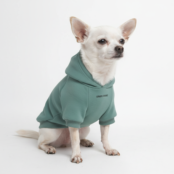 Sudadera Esencial para Perros - Verde Azulado