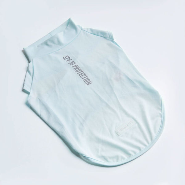 Camiseta para perro con bloqueador solar - Azul claro