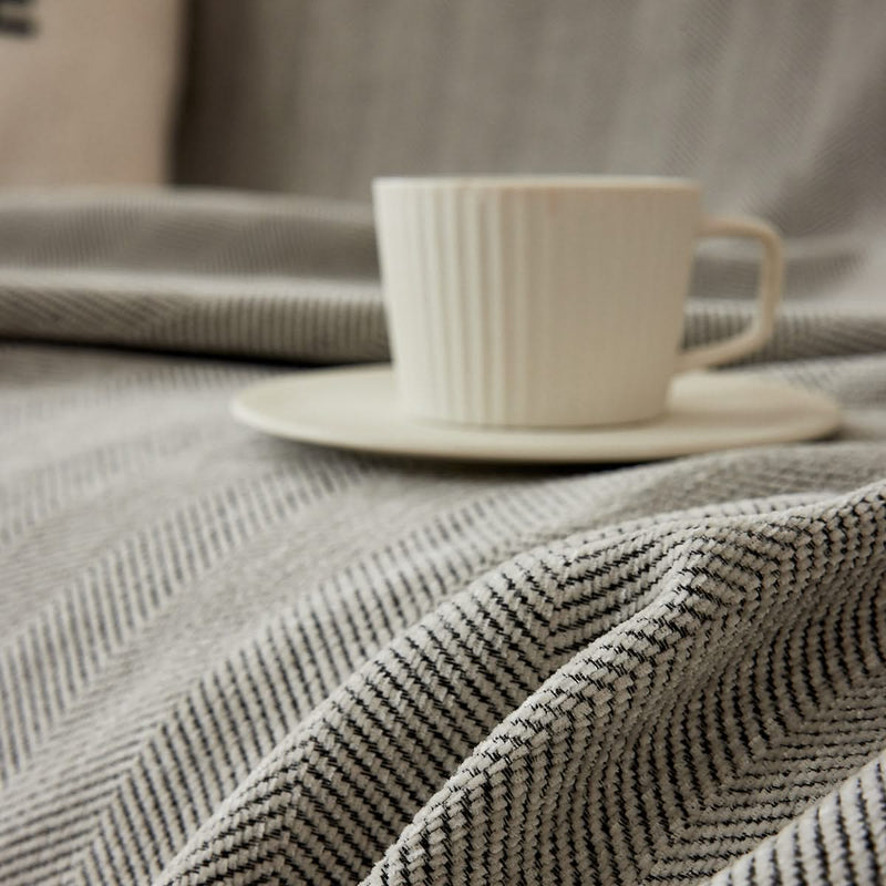 Funda de sofá - Herringbone Gris