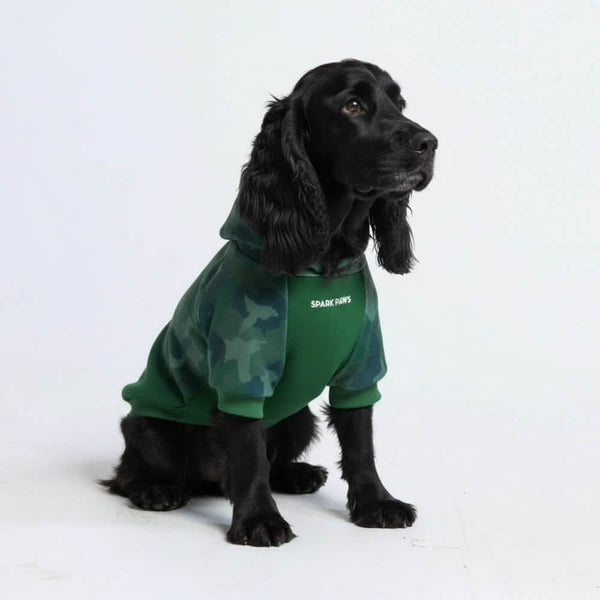 Sudadera con capucha para perro Forest Camo
