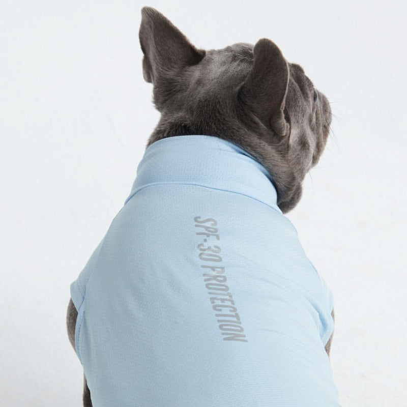 Camiseta para perro con bloqueador solar - Azul