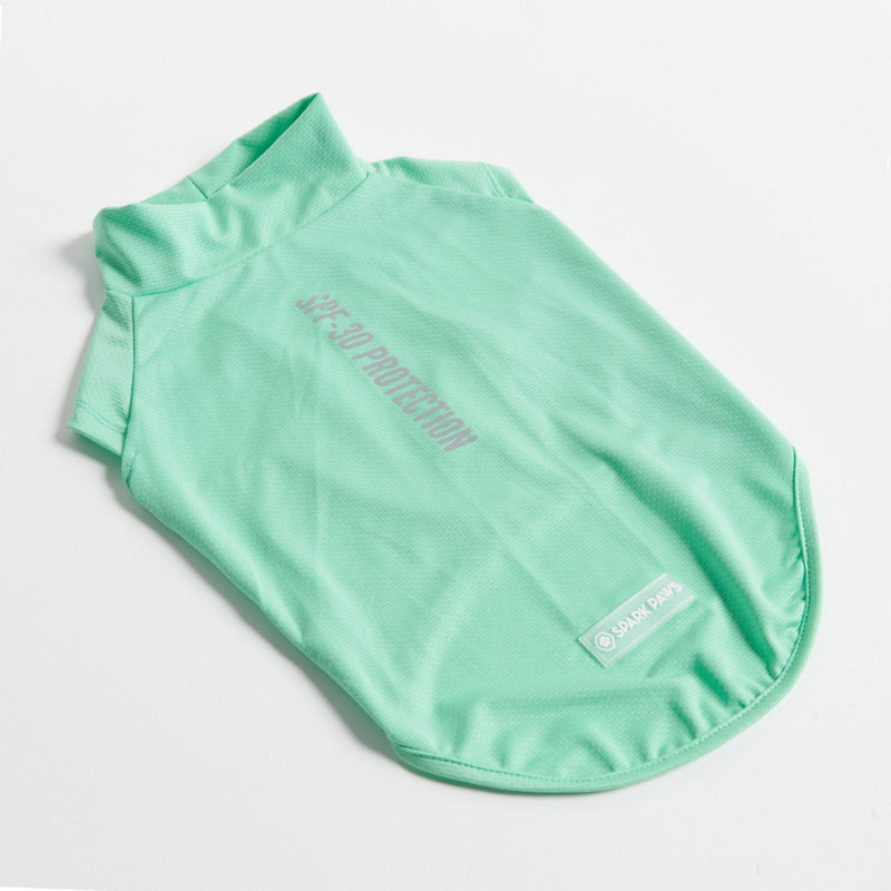 Camiseta para perro con bloqueador solar - Menta