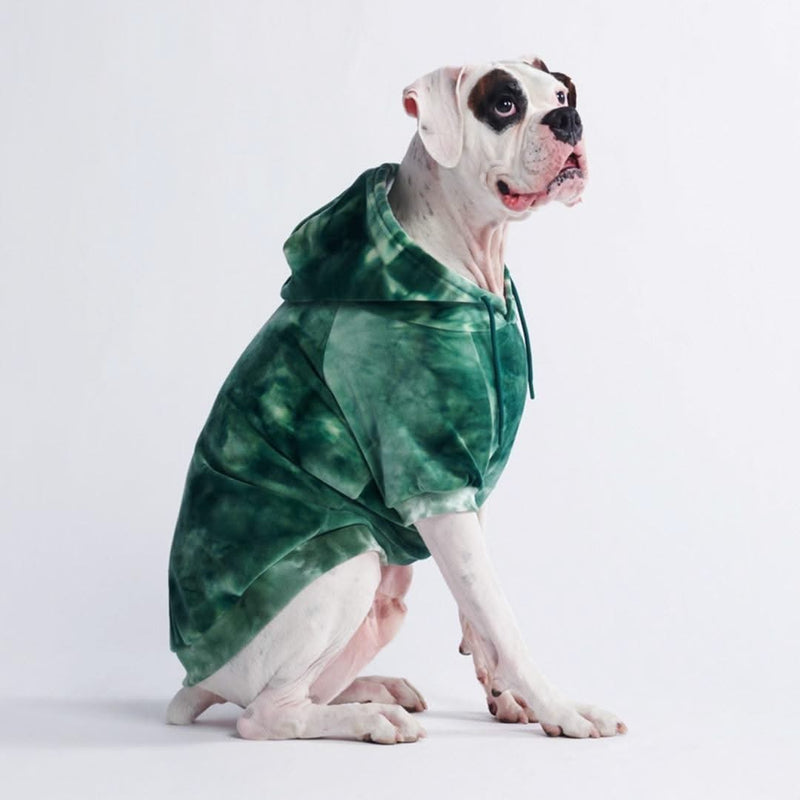 Sudadera de Terciopelo para Perros - Verde Esmeralda