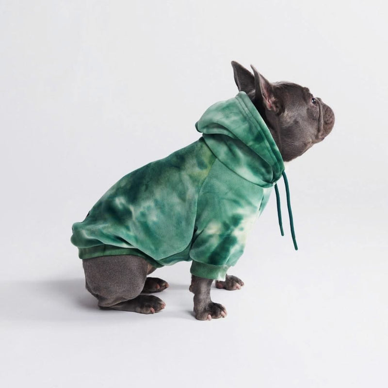 Sudadera de Terciopelo para Perros - Verde Esmeralda