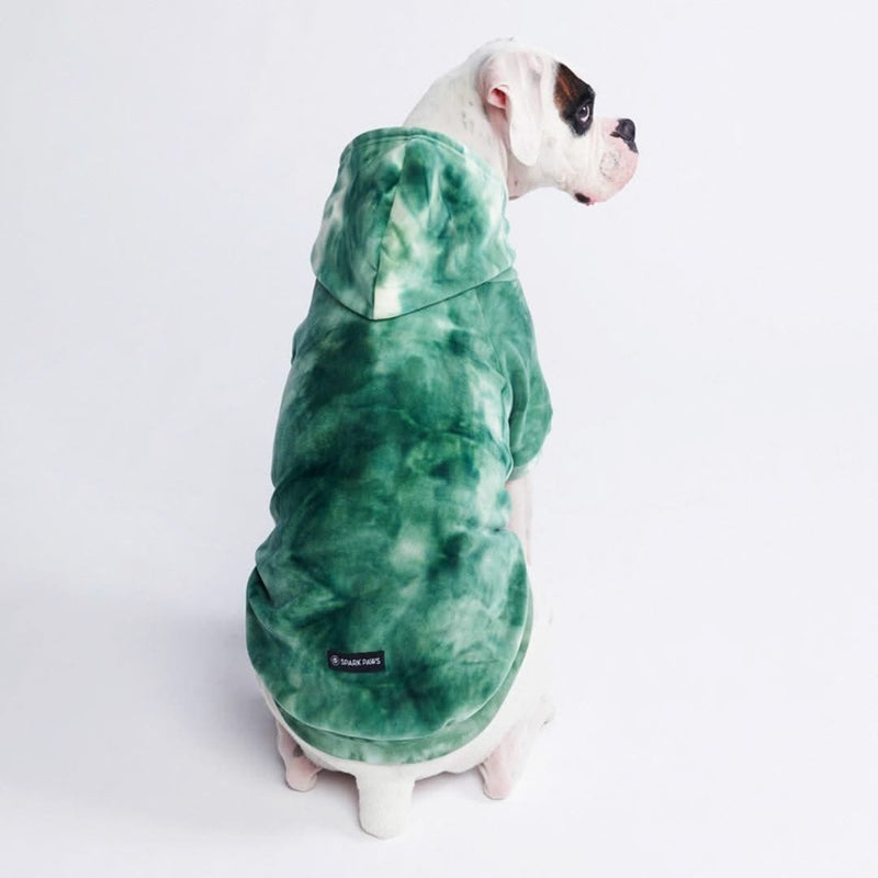 Sudadera de Terciopelo para Perros - Verde Esmeralda
