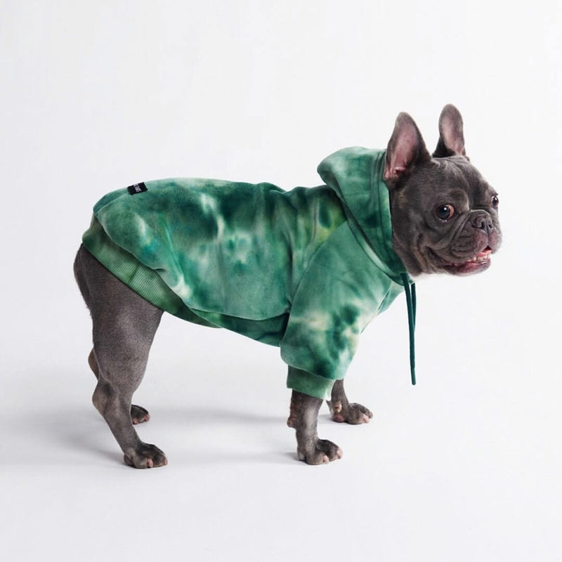 Sudadera de Terciopelo para Perros - Verde Esmeralda