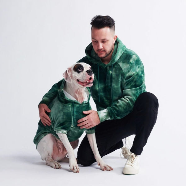 Sudadera de Terciopelo para Humanos - Verde Esmeralda