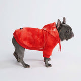 Sudadera de Terciopelo para Perros - Rojo Rubí