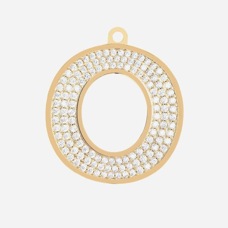 Etiqueta de identificación de joyería con letra inicial (A-Z)