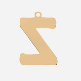 Etiqueta de joyería con letra inicial - Z