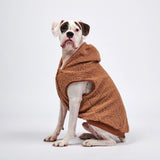 Chaqueta para perro Teddy Sherpa - Marrón