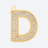 Etiqueta de joyería con letra inicial - D