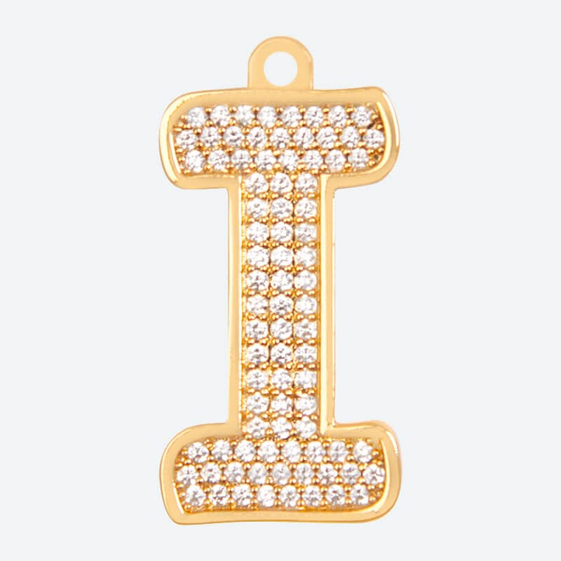 Etiqueta de identificación de joyería con letra inicial (A-Z)