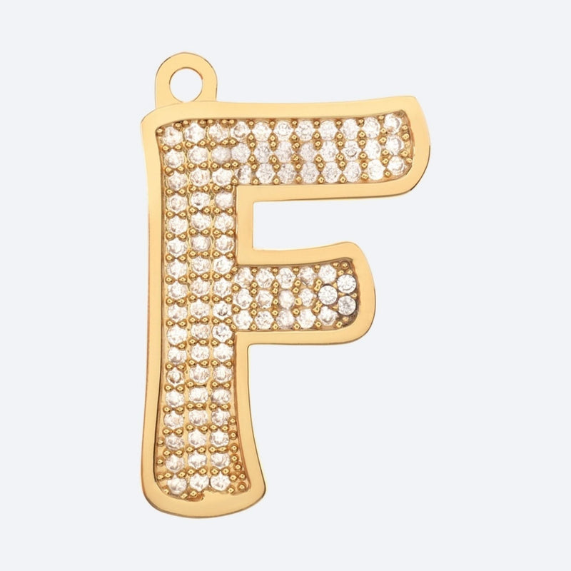 Etiqueta de identificación de joyería con letra inicial (A-Z)