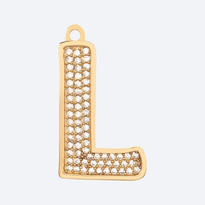 Etiqueta de identificación de joyería con letra inicial (A-Z)